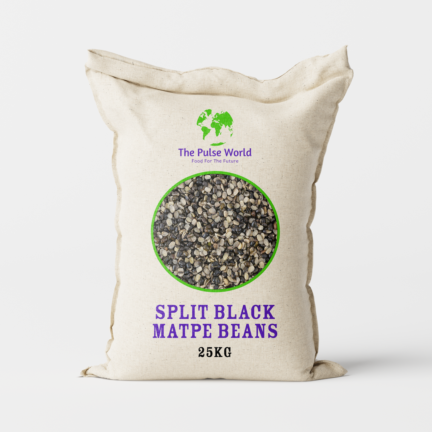 Split Black Mapte Beans (Urad Chilka) 25Kg