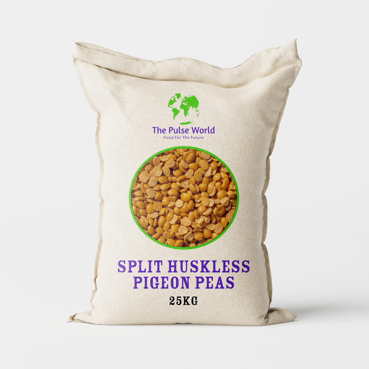 Split Huskless Pigeon Peas (Toor Dal) 25Kg