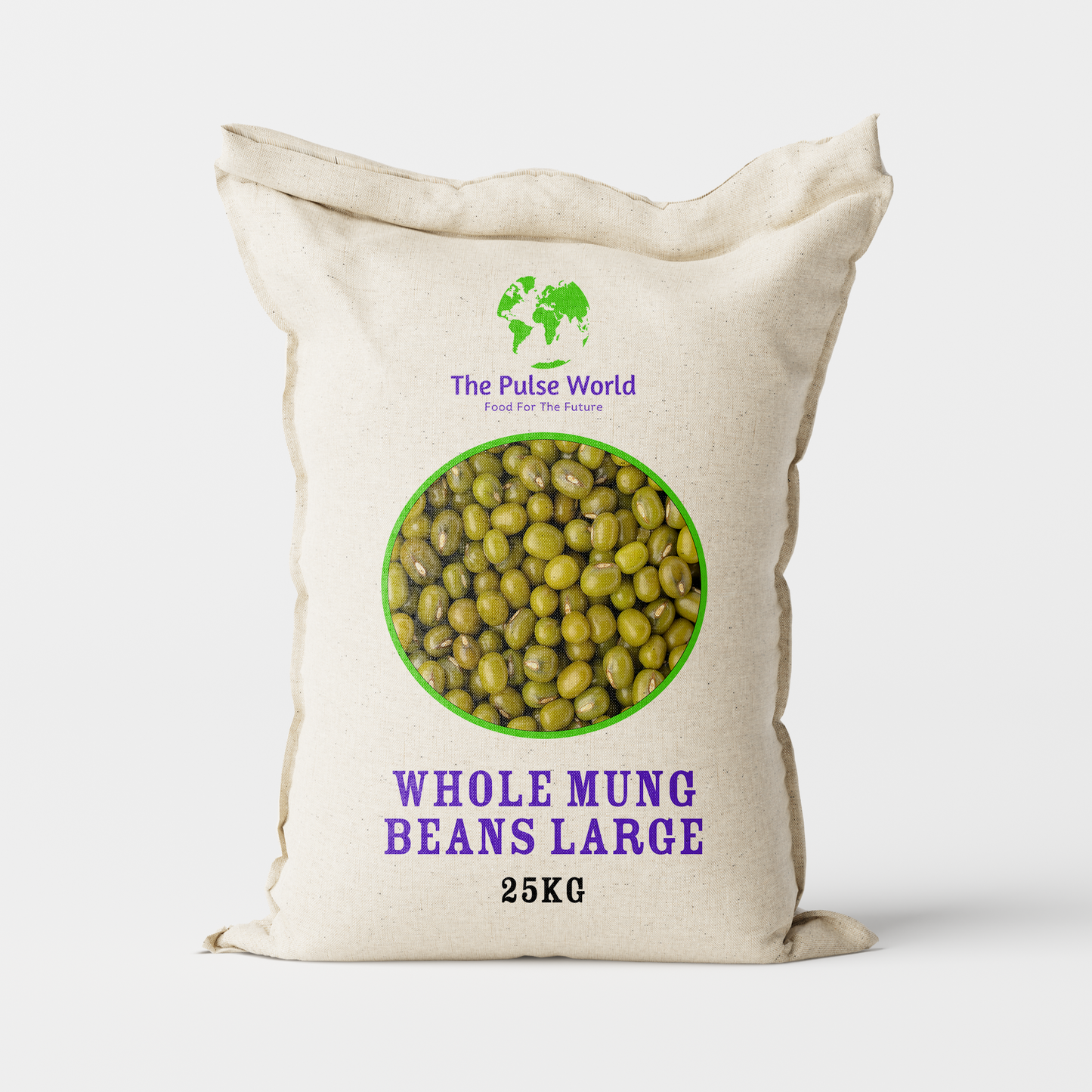 Whole Mung Beans Large 25Kg